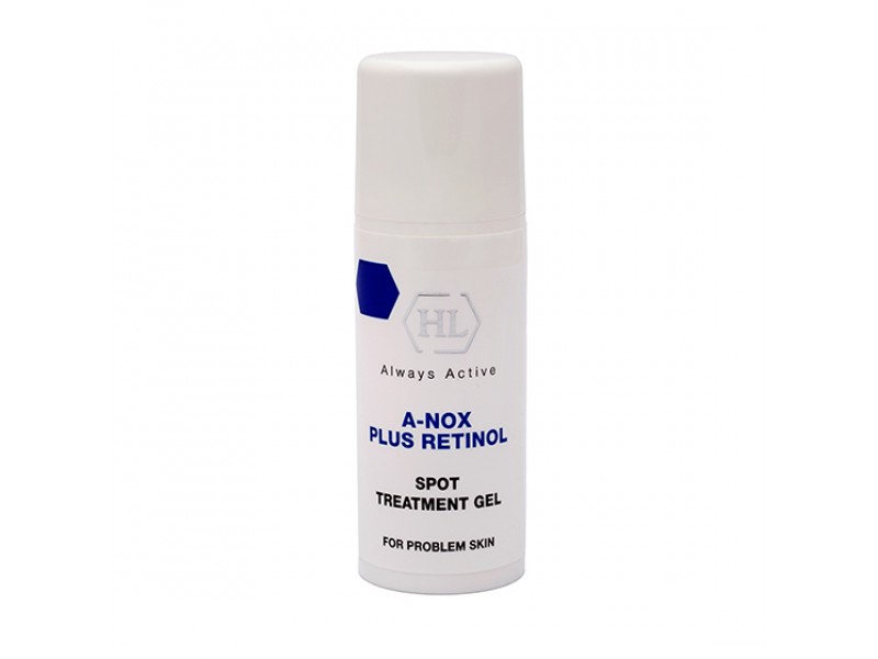 Holy Land Точечный гель A-Nox Plus Retinol Spot Treatment Gel, 20 мл714508 Holy Land Точечный гель A-Nox Plus Retinol Spot Treatment Gel, 20 мл714508Бесцветный гель для локального воздействия содержит уникальную комбинацию эфирных масел и чистого ретинола. Компоненты геля глубоко проникают в дерму и способствуют рассасыванию глубоко лежащих инфильтратов. Гель уменьшает отек, боли и другие признаки воспаления, дезинфицирует, ускоряет заживление повреждений. Активные компоненты: сера, аллантоин, глицерин, камфора, салициловая кислота, экстракт ромашки, масло мяты перечной, эвкалиптовое масло, масло лимонника, ретинол.