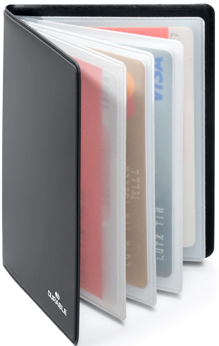 Durable Футляр для кредитных карт Rfid Secure2309-58 Durable Футляр для кредитных карт Rfid Secure2309-58Футляр RFID SECURE для хранения кредитных карт. Оснащен системой защиты от несанкционированного считывания персональных данных.•вмещает 8 карточек•обеспечивает защиту на частоте 13,56 МГц•внутренние размеры: 54 x 86 мм•внешние размеры: 75 x 102 мм