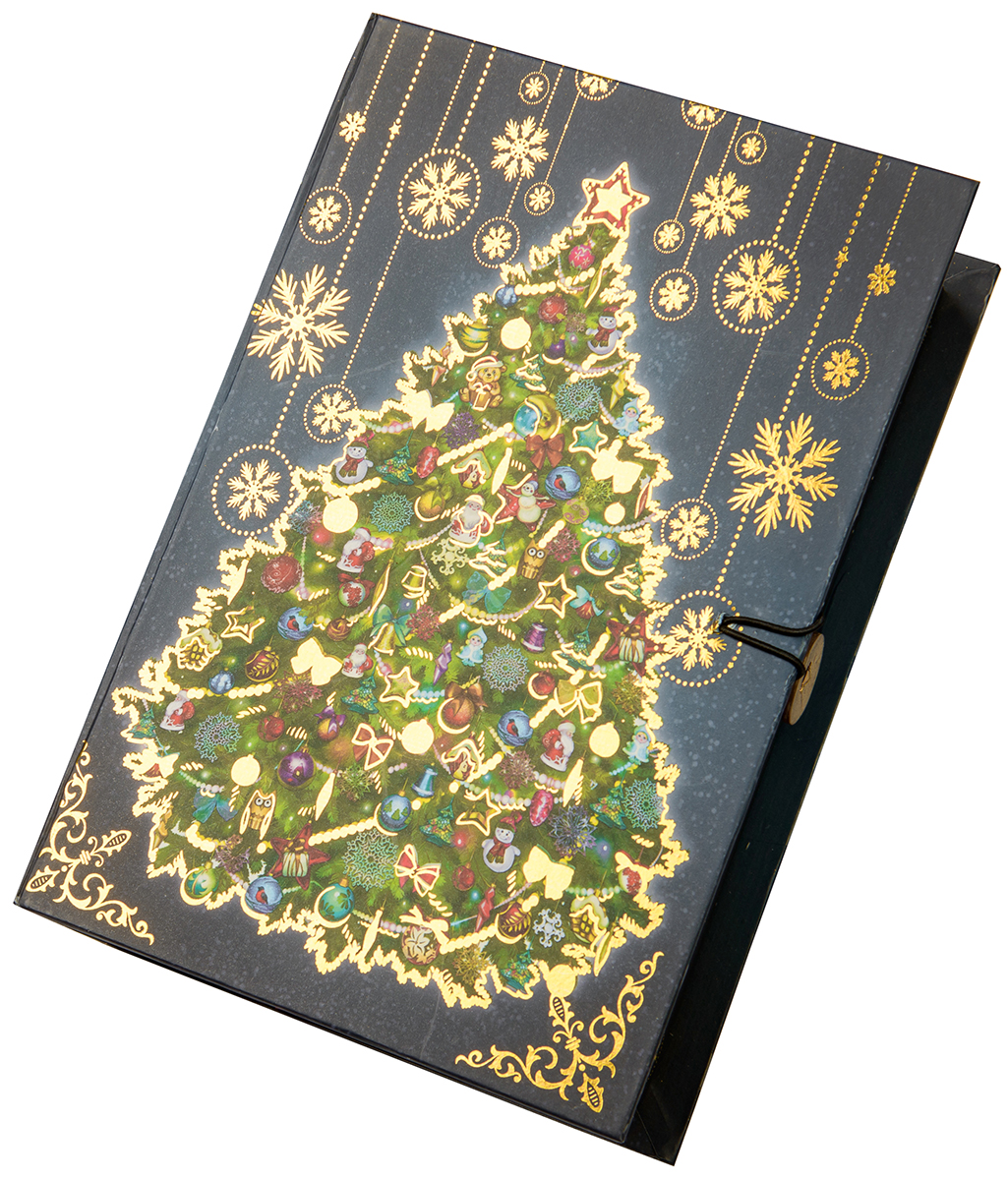 Коробка подарочная Magic Time Новогодняя ночь, размер S. 7502275022 Коробка подарочная Magic Time Новогодняя ночь, размер S. 7502275022Подарочная коробка Новогодняя ночь-S из мелованного, ламинированного, негофрированного картона плотностью 1100 г, м2, с полноцветным декоративным рисунком на внутренней и наружной части, 18x12x5, артикул 75022