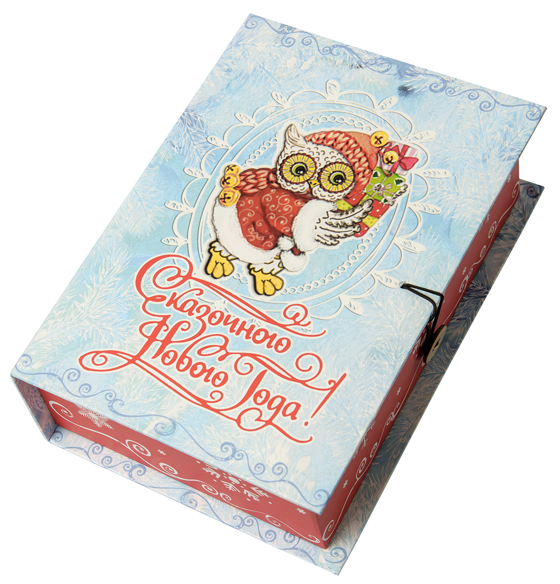 Коробка подарочная Magic Time Новогодняя сова, размер S. 7503675036 Коробка подарочная Magic Time Новогодняя сова, размер S. 7503675036Подарочная коробка Новогодняя сова-S из мелованного, ламинированного, негофрированного картона плотностью 1100 г, м2, с полноцветным декоративным рисунком на внутренней и наружной части, 18x12x5, артикул 75036