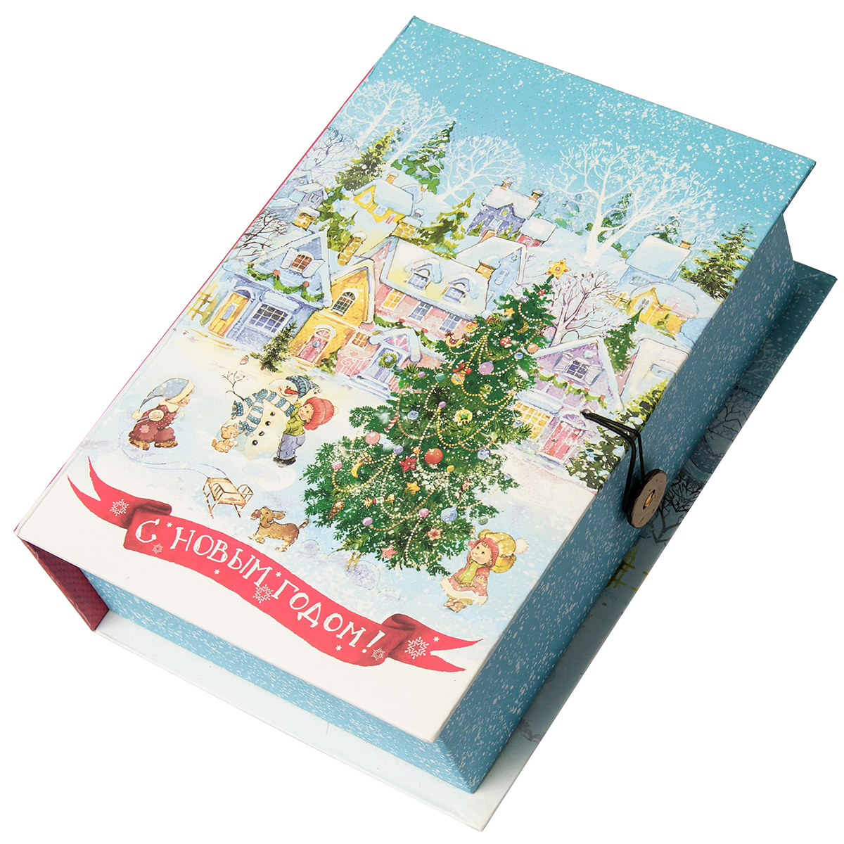 Коробка подарочная Magic Time Новогодняя площадь, размер S. 7504075040 Коробка подарочная Magic Time Новогодняя площадь, размер S. 7504075040Подарочная коробка Новогодняя площадь-S из мелованного, ламинированного, негофрированного картона плотностью 1100 г, м2, с полноцветным декоративным рисунком на внутренней и наружной части, 18x12x5, артикул 75040