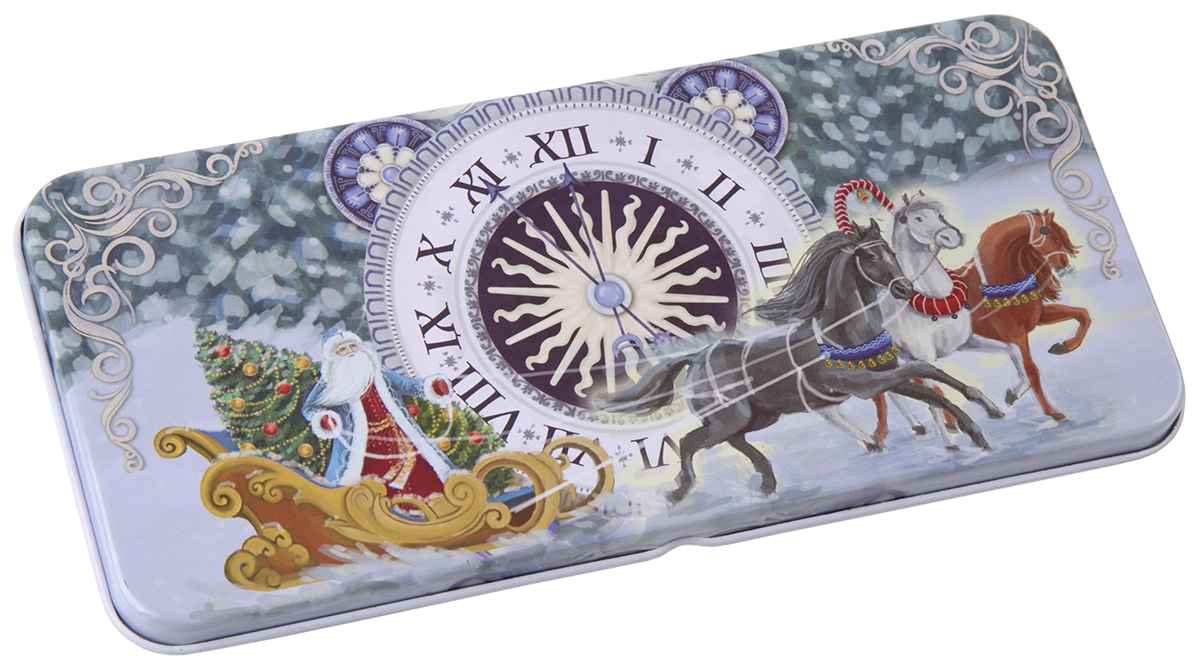 Коробочка для денег подарочная Magic Time Новогодние часы. 7634976349 Коробочка для денег подарочная Magic Time Новогодние часы. 7634976349Коробочка для денег Magic Time, выполненная из черного окрашенного металла. Крышка оформлена декоративным рисунком.Окружите близких людей вниманием и заботой, вручив презент в нарядном, праздничном оформлении.