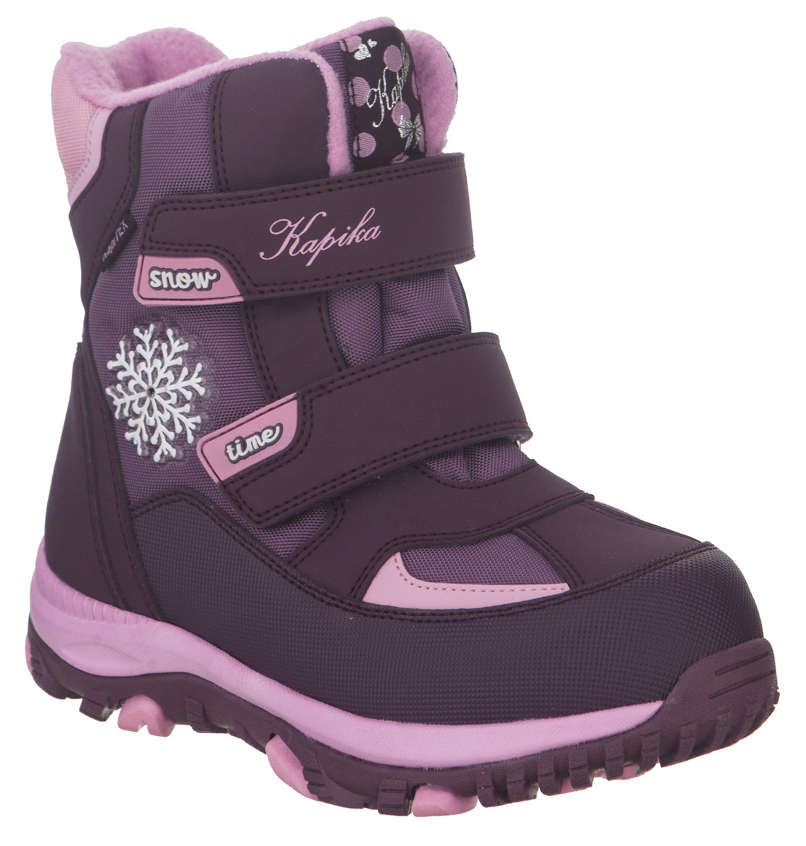 Ботинки для девочки Kapika KapiTEX, цвет: фиолетовый. 42236-1. Размер 32