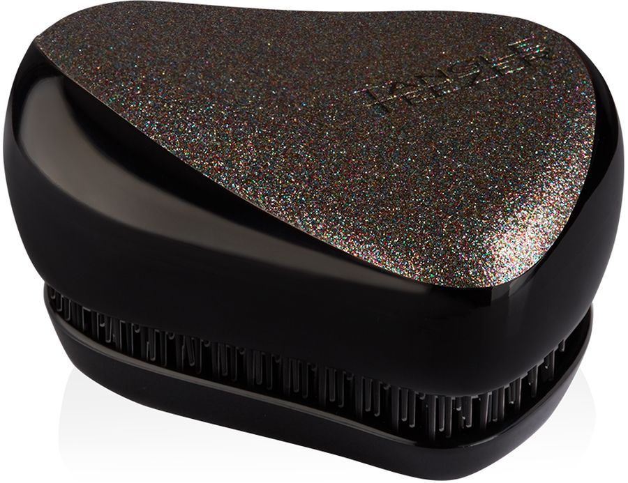 Tangle Teezer Расческа Compact Styler Glitter Gem2102 Tangle Teezer Расческа Compact Styler Glitter Gem2102Расческа Tangle Teezer Compact Styler Glitter Gem - уникальная модель с блестками! Расческа будет с вами, где бы вы ни находились! Благодаря компактной форме эта расческа поместится в любую сумочку, а плотно прилегающая крышка защитит расческу от пыли и повреждений. Эргономичная форма позволяет легко расчесывать как сухие, так и влажные волосы. Благодаря уникальному строению зубчиков, расческа мягко скользит по волосам, не повреждая и не травмируя их. После использования расчески волосы приобретают здоровый вид и блеск, становясь гладкими и шелковистыми.