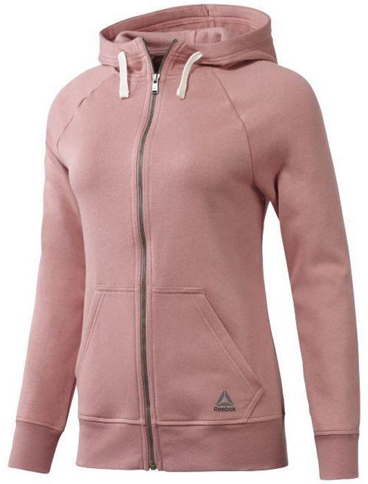 Толстовка женская Reebok El Fl Full Zip, цвет: розовый. BS4122. Размер XS (40)BS4122 Толстовка женская Reebok El Fl Full Zip, цвет: розовый. BS4122. Размер XS (40)BS4122Женская толстовка Reebok, выполненная из хлопка с добавлением полиэстера, идеально сочетает в себе стиль и комфорт. Модель с длинными рукавами и капюшоном спереди имеет застежку молнию и дополнена двумя накладными карманами. Капюшон оснащен регулирующим шнурком-завязкой.