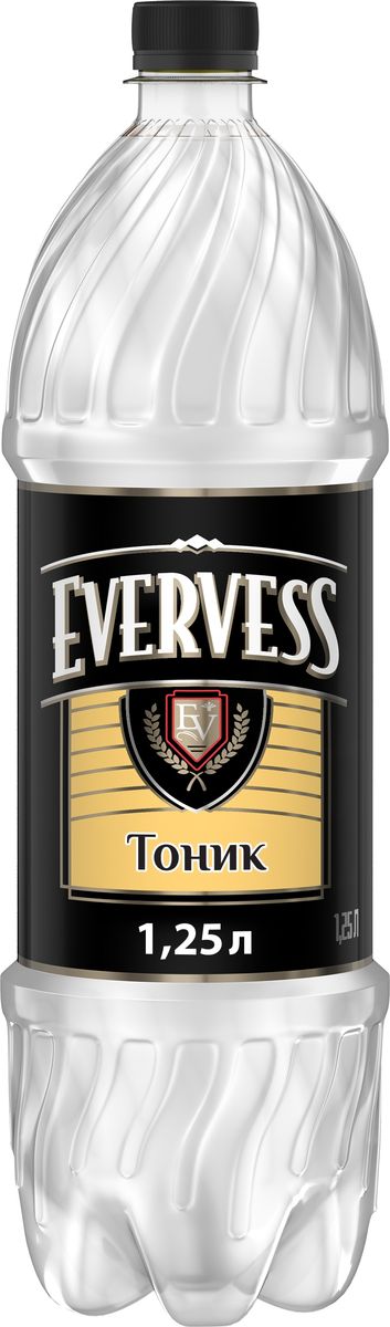 Evervess Тоник напиток сильногазированный, 1,25 л340023939 Evervess Тоник напиток сильногазированный, 1,25 л340023939Известные на весь мир тоники. Идеально подходят для приготовления коктейлей.О бренде:Известный на весь мир бренд тоников Evervess. Тоники обладают освежающим вкусом с характерной горчинкой, идеально подходящим для приготовления коктейлей.