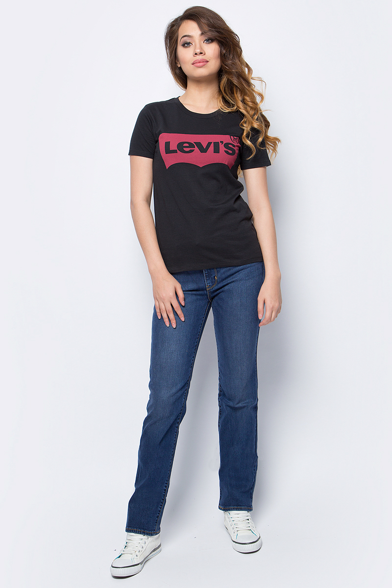 Брюки женские Levis® 714, цвет: темно-синий. 2183400490. Размер 28-34 (44-34)2183400490 Брюки женские Levis® 714, цвет: темно-синий. 2183400490. Размер 28-34 (44-34)2183400490Джинсы Levis® с облегающей посадкой и прямыми штанинами формируют красивый силуэт. Эта классическая модель позволяет создать множество различных образов. Имеют классический пятикарманный крой.