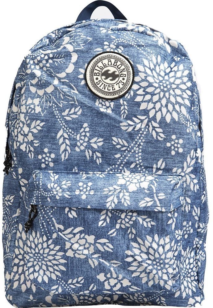 Рюкзак женский Billabong All Day Women, цвет: синий, белый, 20 л. F9BP01F9BP01 Рюкзак женский Billabong All Day Women, цвет: синий, белый, 20 л. F9BP01F9BP01Стильный городской рюкзак с минималистичным дизайном. Благодаря многообразию расцветок Вы легко сможете подобрать модель, идеально сочетающуюся с вашим повседневным гардеробом.