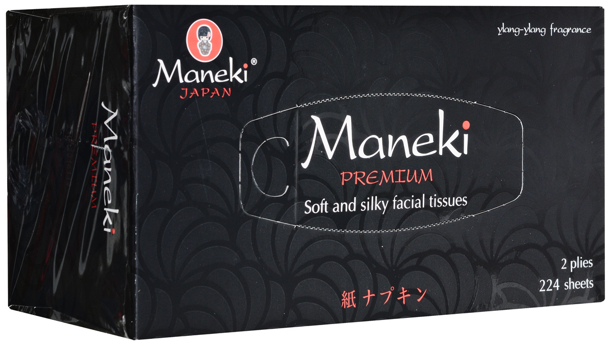 Салфетки бумажные Maneki 