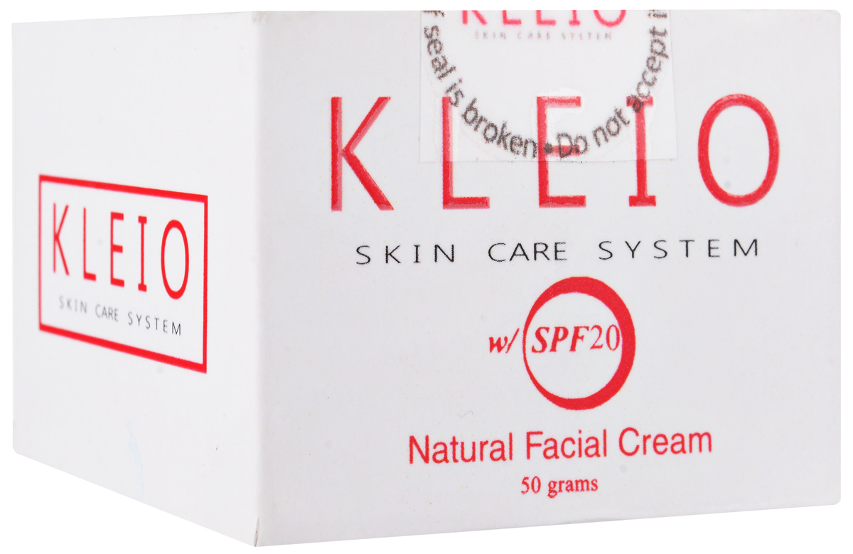 Kleio Натуральный крем для лица с SPF20 Skin Care System 