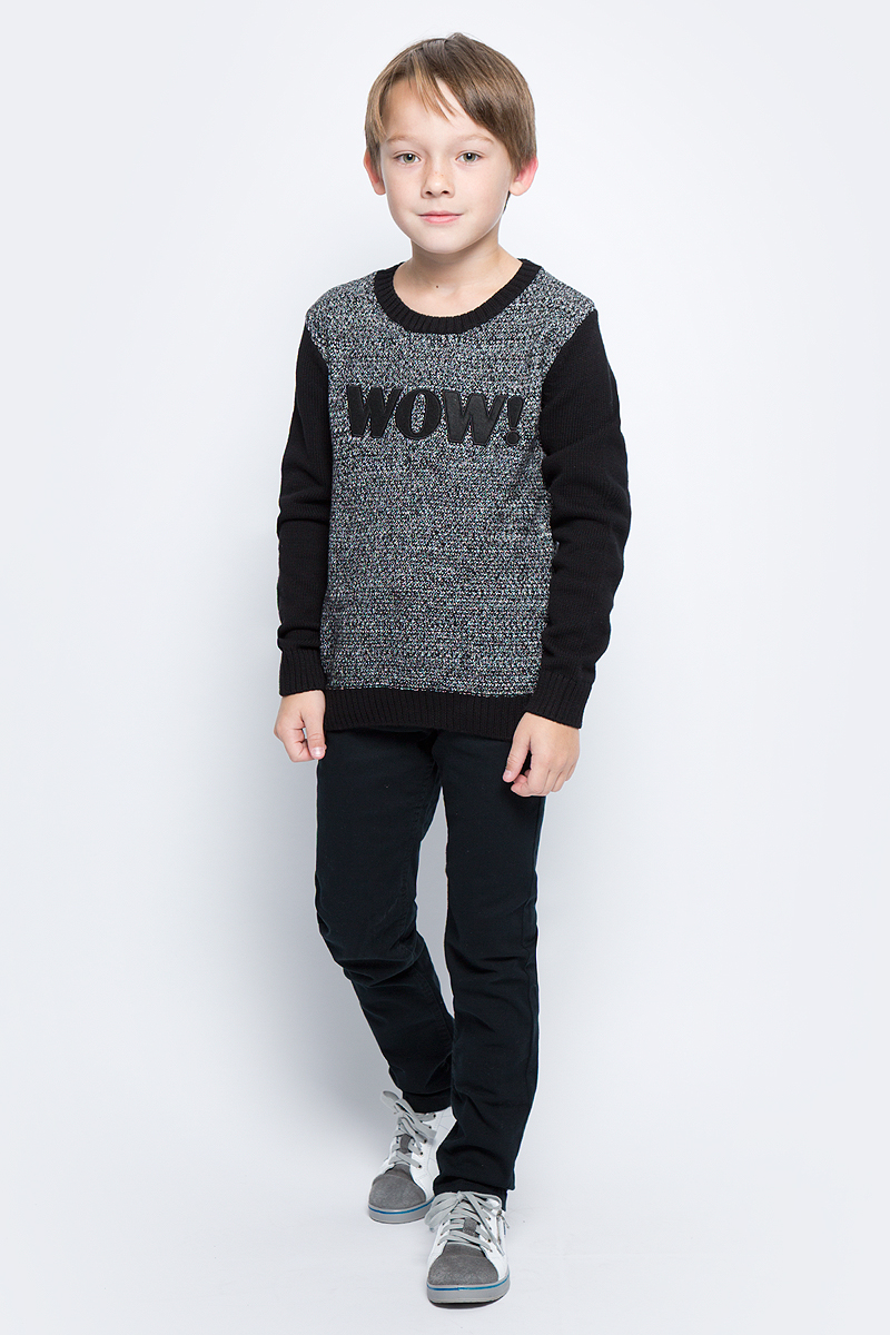 Джемпер для мальчика Sela, цвет: черный. JR-814/291-7472. Размер 128, 8 летJR-814/291-7472 Джемпер для мальчика Sela, цвет: черный. JR-814/291-7472. Размер 128, 8 летJR-814/291-7472Джемпер для мальчика от Sela выполнен из хлопковой пряжи. Модель полуприлегающего кроя с длинными рукавами и круглым вырезом горловины.