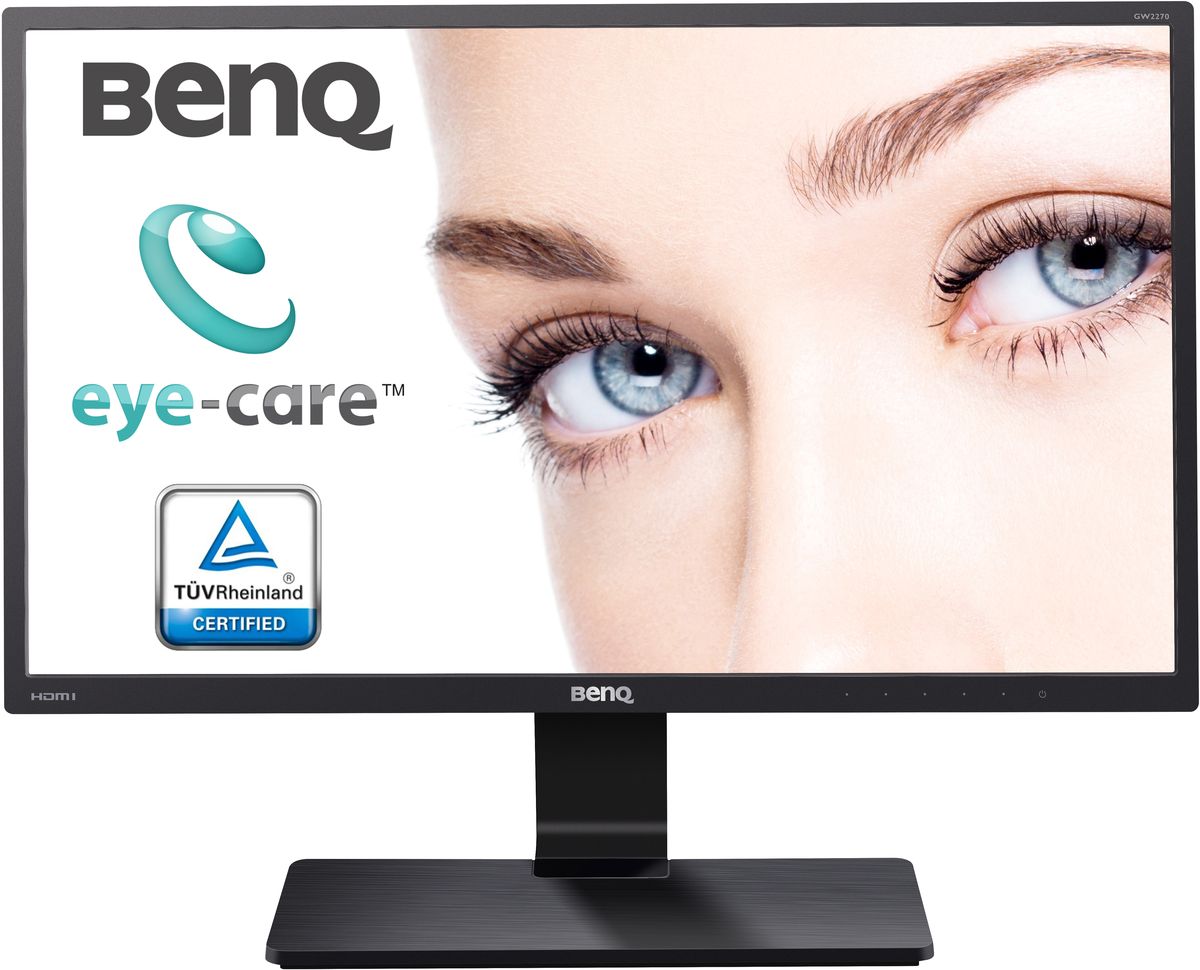 BenQ GW2270HM, Black монитор9H.LEXLA.TBE BenQ GW2270HM, Black монитор9H.LEXLA.TBEБлагодаря продуманному сочетанию простоты и функциональности в каждой детали GW2270HM вписывается практически в любой интерьер. Кроме того, BenQ позаботилась об отличном качестве изображения и защите зрения пользователя. GW2270HM — не только стильный, минималистичный и современный монитор, это настоящий мир комфорта и удовольствия от работы и отдыха.Дизайн GW2270HM специально создан для того, чтобы монитор органично вписался в интерьер офиса и дома каждого пользователя. Все его детали тщательно продуманы и находятся на своих местах. Матовая поверхность Т-образной подставки отлично сочетается с глянцевой вставкой прямоугольной формы, а задняя часть чёрного корпуса монитора привлекает взгляды изящно подобранной текстурой. Минималистичный и утончённый классический стиль GW2270HM — всё, что нужно современному пользователю.Eye-care монитор GW2270HM с технологиями Flicker-free и Low blue light прошли сертификацию TUV RheinlandНа обычных LCD мониторах мерцание изображения происходит 200 раз в секунду. Такое мерцание неразличимо органами зрения, но длительная работа за таким монитором может привести к усталости глаз и даже к головной боли. В мониторе GW2270HM фликеринг отсутствует на всех уровнях яркости. Работа за этим монитором обеспечит вам больший комфорт для глаз и меньшую утомляемость, благодаря технологии Flicker-free.Каждый монитор излучает синий свет, который может привести к усталости глаз. Уникальная технология BenQ Low Blue Light позволяет решить проблему воздействия синего света на глаза.Высокий уровень контрастности 3000:1 позволяет кардинально улучшить качество картинки и увидеть даже мельчайшие детали в самых темных и сложных визуальных сценах. Все оттенки - от самого черного до самого белого - передаются с потрясающей четкостью, создавая по-настоящему насыщенное изображение.8-битная VA матрица обладает лучшей цветопередачей и способна отобразить 16,7 млн. цветов, обеспечивая тем самым более плавные переходы от одного цвета к другому. Благодаря технологии AFRC (Advanced Frame Rate Control), 6-битная панель может достигать аналогичных цветовых оттенков, что и 8-битная панель, но истинных цветов 6-битная панель может отобразить только 262 тысяч.Мультимедийный интерфейс HDMI делает монитор невероятно удобным в использовании – теперь вы можете наслаждаться цифровыми развлечениями легко, даже используя дополнительное мультимедийное оборудование.Монитор GW2270HM прошел сертификацию Windows 10 и полностью совместим с этой ОС. Просто присоедините GW2270HM к вашему ПК и система самостоятельно распознает и сконфигурирует устройство.