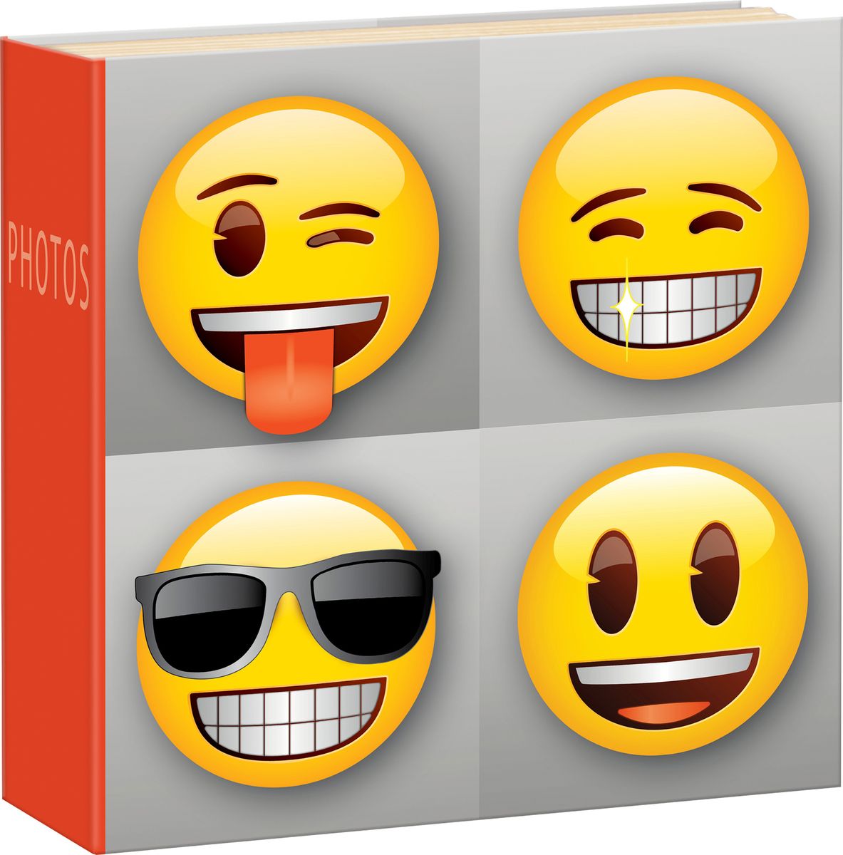 Фотоальбом Innova Emoji Slip, 200 фотографий, 10 x 15 смQ4108012 Фотоальбом Innova Emoji Slip, 200 фотографий, 10 x 15 смQ4108012Дизайн фотоальбома посвящен любимым смайликам Emoji. Фотоальбом рассчитан на 200 фотографий форматом 10х15.