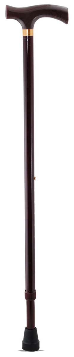 Amrus Трость телескопическая металлическая с ортопедической рукояткой (цвет коричневый) AMCT25 CW