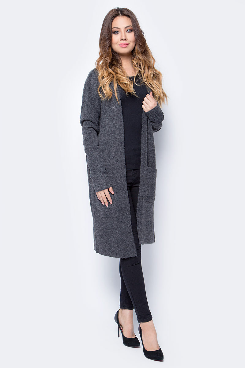 Кардиган женский Tom Tailor, цвет: серый. 3055034.00.71_2620. Размер XL (50)3055034.00.71_2620 Кардиган женский Tom Tailor, цвет: серый. 3055034.00.71_2620. Размер XL (50)3055034.00.71_2620Стильный женский кардиган Tom Tailor идеально дополнит ваш образ. Выполненный из высококачественного материала, он мягкий и приятный на ощупь, не сковывает движений и хорошо сохраняет тепло. Кардиган с длинными рукавами. Манжеты и низ изделия связаны резинкой. Такой кардиган подчеркнет вашу индивидуальность и подарит вам комфорт в течение всего дня!