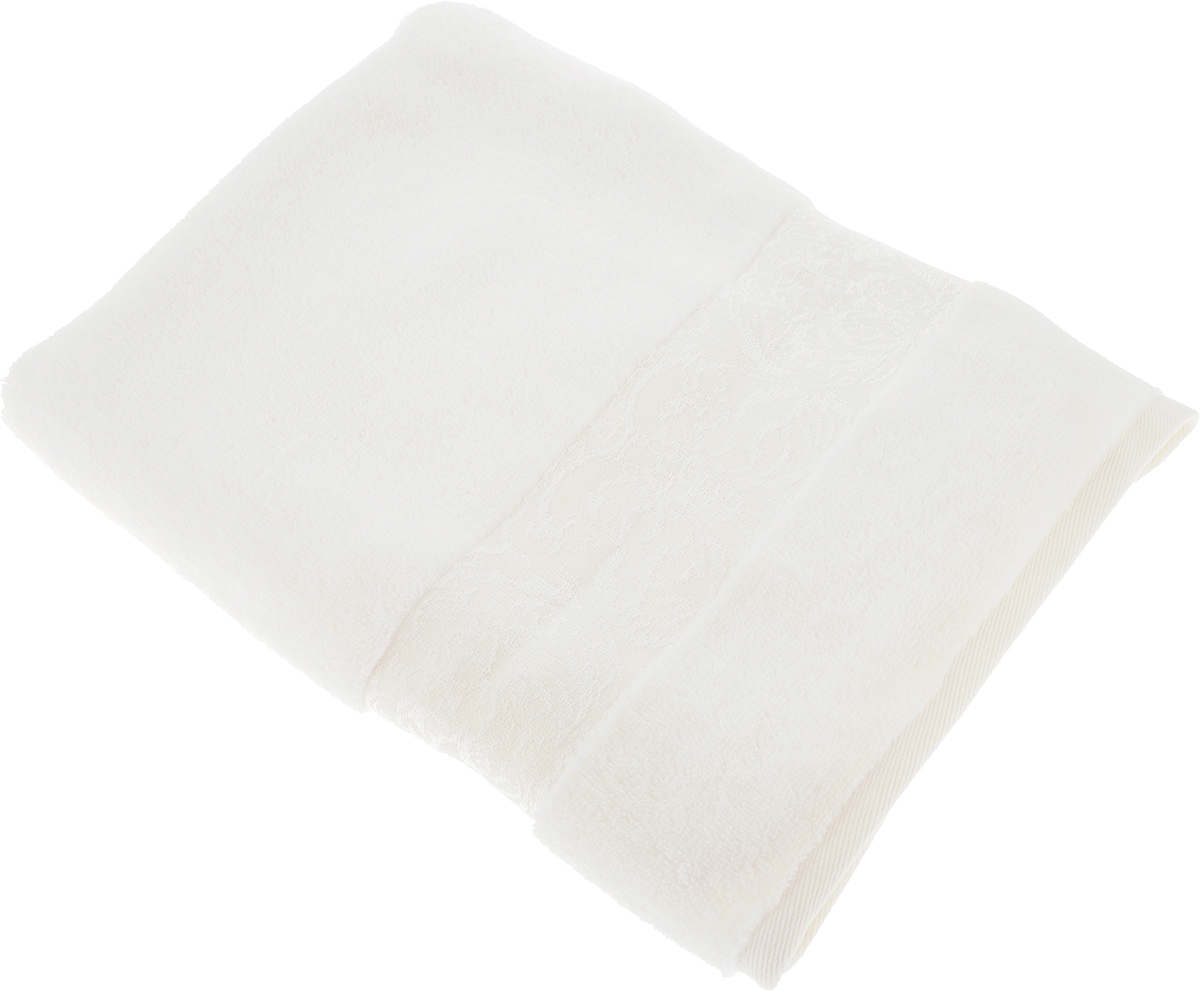 Полотенце Arya Jewel, цвет: экрю, 70 x 140 смTR1002163_Экрю Полотенце Arya Jewel, цвет: экрю, 70 x 140 смTR1002163_ЭкрюПолотенце Arya Jewel выполнено из 100% хлопка. Изделие отлично впитывает влагу, быстро сохнет, сохраняет яркость цвета и не теряет форму даже после многократных стирок. Такое полотенце очень практично и неприхотливо в уходе. Оно создаст прекрасное настроение и украсит интерьер в ванной комнате.