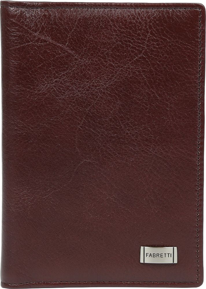 Обложка для документов мужская Fabretti, цвет: коричневый. 54019-vach/brown