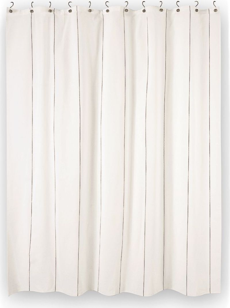 Штора для ванной Moroshka Naturel, 180 х 200 см. xx004-02xx004-02 Штора для ванной Moroshka Naturel, 180 х 200 см. xx004-02xx004-02Штора для ванной Moroshka Naturel выполнена из 85% полиэстера и 15% натурального льна. Изделие имеет 12 отверстий-люверсов цвета хром (кольца в комплект не входят). Нижний край занавески оснащен утяжеляющей полоской. Полотно изделия пропитано двойным водоотталкивающим слоем с обеих сторон.