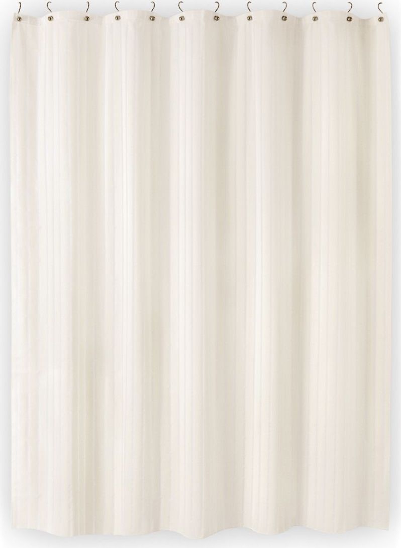 Штора для ванной Moroshka Naturel, 180 х 200 см. xx004-03xx004-03 Штора для ванной Moroshka Naturel, 180 х 200 см. xx004-03xx004-03Занавеска содержит 64% полиэстера и 36% хлопка. А также имеет 12 отверстий-люверсов цвета хром, кольца в комплект не входят. Нижний край занавески с утяжеляющей полоской. Полотно изделия пропитано двойным водоотталкивающим слоем с обеих сторон.