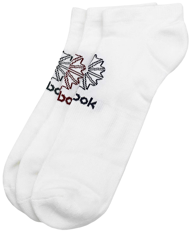 Носки Reebok Cl Fo No Show Sock, цвет: белый, 3 пары. AY0014. Размер 34/38AY0014 Носки Reebok Cl Fo No Show Sock, цвет: белый, 3 пары. AY0014. Размер 34/38AY0014Не бойся выкладываться в полную силу во время каждого движения. Эти носки плотно сидят на ноге и не подведут в самый ответственный момент. Благодаря низкому дизайну они совершенно не заметны и при этом гарантируют поддержку, амортизацию и комфорт.Благодаря низкому дизайну совершенно не заметны под обувьюМанжеты в рубчик для надежной посадкиВ одной упаковке три парыПоддержка свода стопы для комфорта