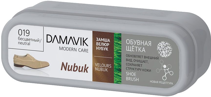 Щетка для обуви Damavik Nubuk, без пропитки, в футляре9300 Щетка для обуви Damavik Nubuk, без пропитки, в футляре9300Щетка Damavik Nubuk придает обуви первоначальный внешний вид. Легко очищает от грязи и пыли. Сохраняет и восстанавливает бархатистую структуру нубука, велюра и замши.