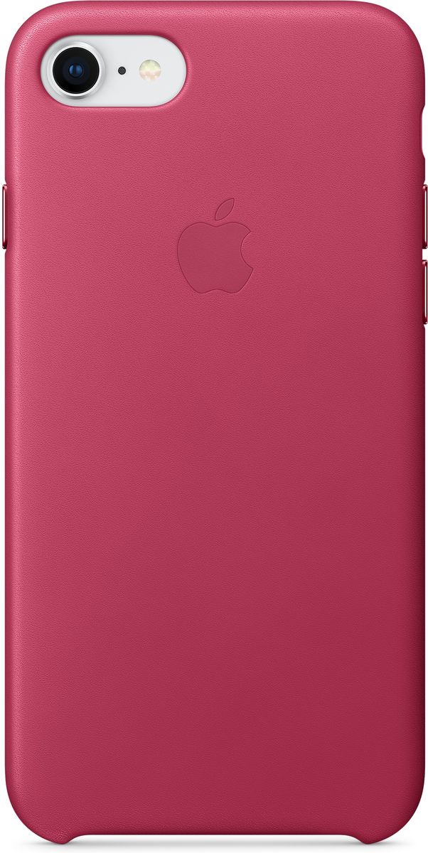 Apple Leather Case чехол для iPhone 7/8, Pink FuchsiaMQHG2ZM/A Apple Leather Case чехол для iPhone 7/8, Pink FuchsiaMQHG2ZM/AКожаный чехол для iPhone 7/8 точно повторяет контуры iPhone, сохраняя его тонкий профиль. Он изготовлен из специально обработанной, приятной на ощупь кожи европейского производства и со временем покрываются благородной патиной. Цвет алюминиевых кнопок идеально подходит к чехлу. А его подкладка из микрофибры защищает корпус iPhone.