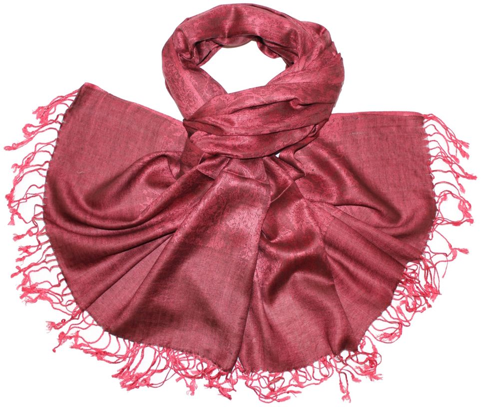 Палантин женский Ethnica, цвет: розовый, черный. 502250н. Размер 70 см х 180 см