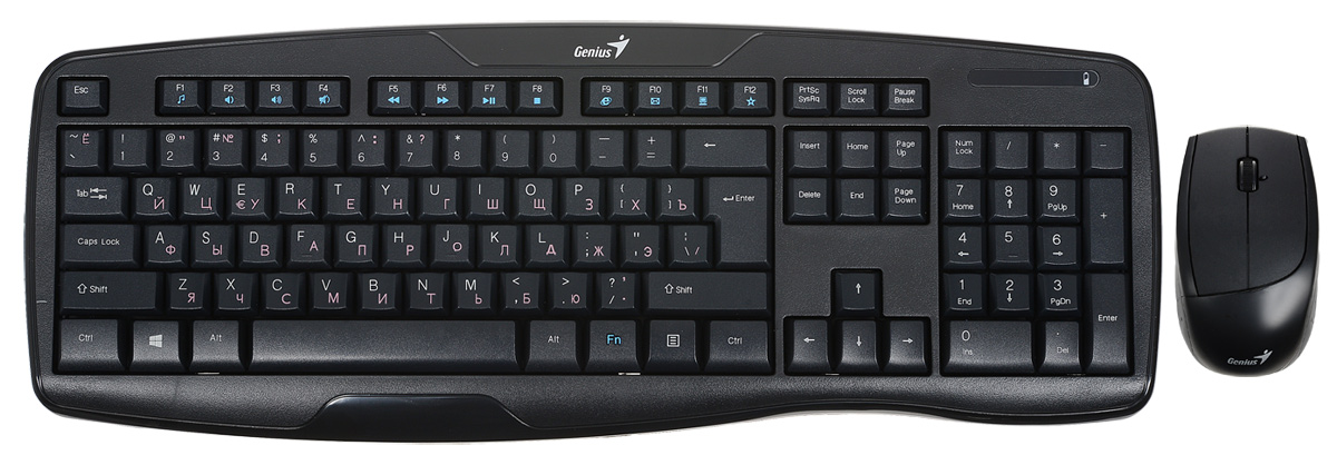 Genius Combo KB-8000X, Black клавиатура + мышь