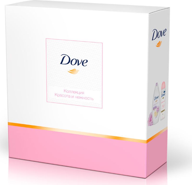 Подарочный набор Dove Красота и нежность67218010 Подарочный набор Dove Красота и нежность67218010Крем-гель для душа Dove Сливочная ваниль и пион 250 мл, антиперспирант аэрозоль Dove нежность пудры 150 мл.Изысканная коллекция Красота и нежность подарит бережный уход и красоту Вашей коже.Крем-гель для душа Dove Сливочная ваниль и пион c пряным чувственным ароматом - отличная возможность побаловать себя. Вашу кожа станет гладкой и нежной сразу после душа благодаря уникальному* сочетанию ухаживающих компонентов NutrimMoisture™. Антиперспирант аэрозоль Dove Нежность пудры обеспечит эффективную защиту на 48 часов и восстановит кожу после бритья всего за 3 дня за счет 1/4 увлажняющего крема в составе.Забота о себе еще никогда не была столь приятной!*в линейке Unilever