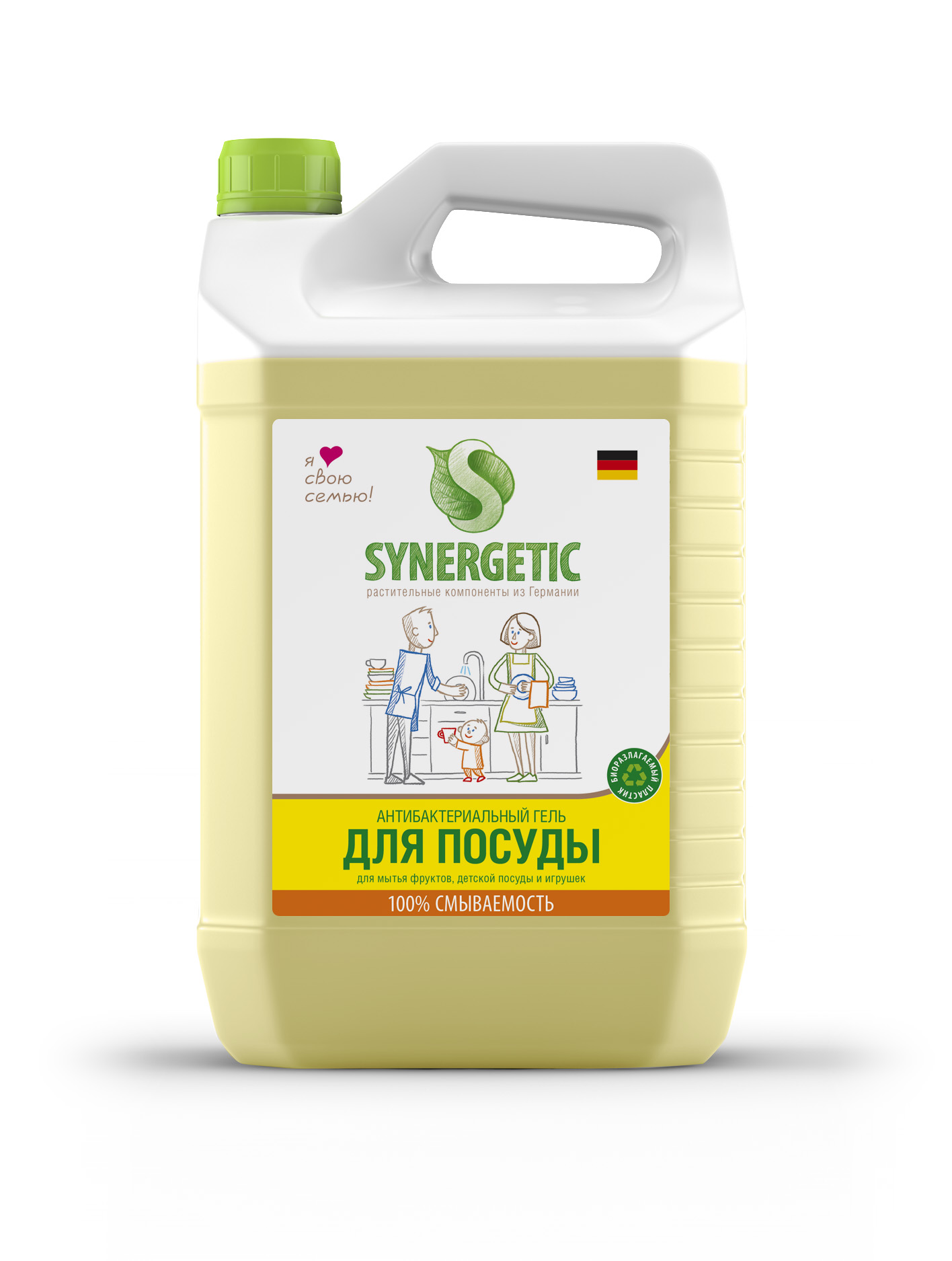 Средство для мытья посуды Synergetic, 5 лSNG-103500 Средство для мытья посуды Synergetic, 5 лSNG-103500Концентрированное ср-во для мытья всех видов посуды от любых видов загрязнений. Обладает 100% смываемостью , подходит для мытья фруктов, детской посуды и игрушек. Удаляет жир в ледяной воде.