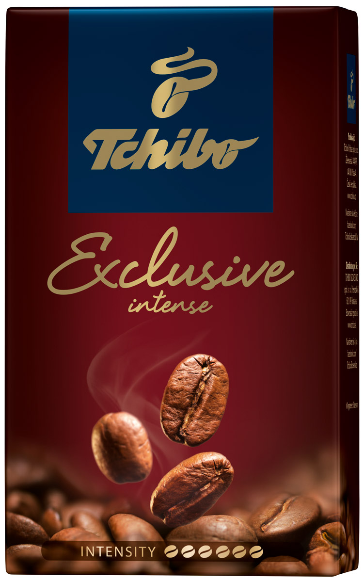 Tchibo Exclusive Intense кофе молотый, 250 г470224 Tchibo Exclusive Intense кофе молотый, 250 г470224Побалуйте себя и своих близких изысканным кофе Tchibo Exclusive Intense. Его богатый аромат и насыщенный вкус доставят вам непревзойдённое удовольствие. Для создания этого исключительного купажа эксперты Tchibo отбирают только лучшие зерна Арабики и дополняют их зернами насыщенной Робусты.