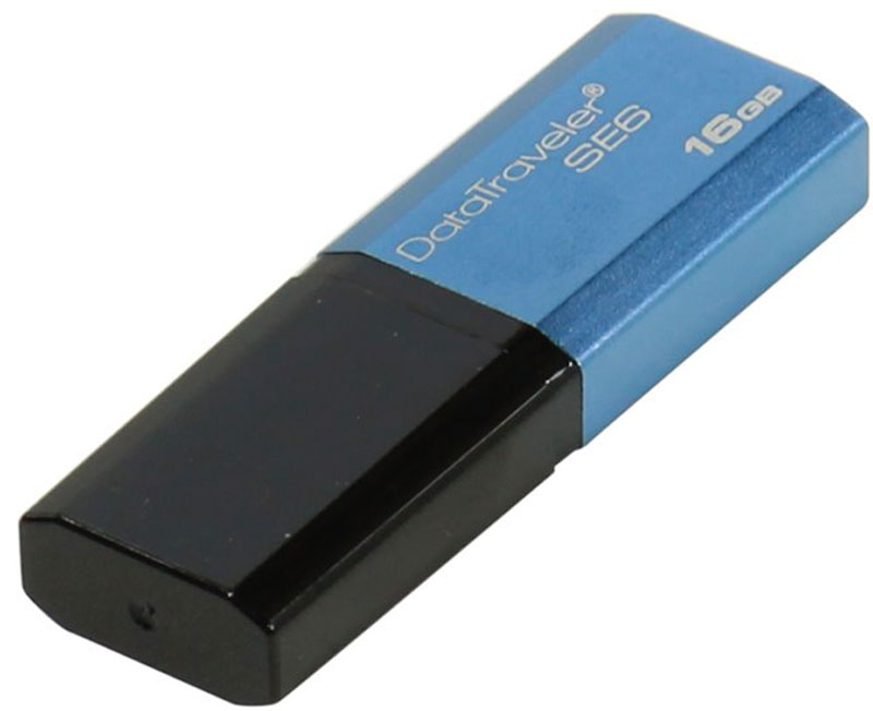 Kingston DataTraveler SE6 16Gb USB-накопительDTSE6B/16GB Kingston DataTraveler SE6 16Gb USB-накопительDTSE6B/16GBUSB Флеш-накопитель Kingston DataTraveler SE6, 16 Гб, USB 2.0, синий