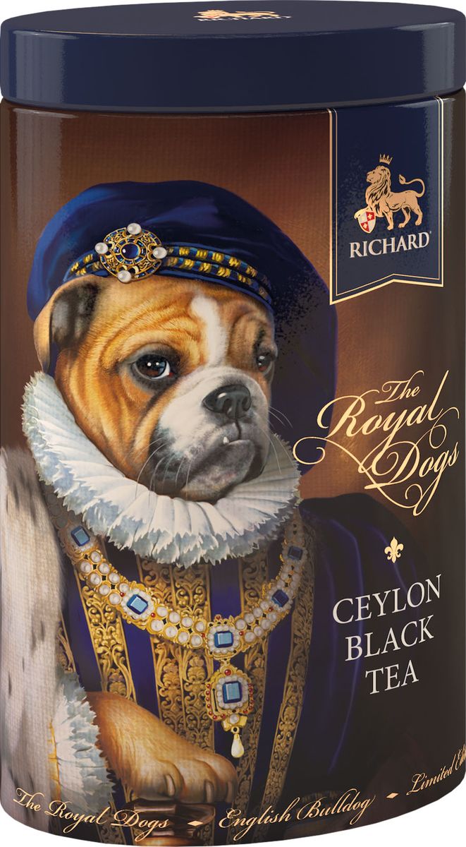 Можно собаке чай. Чай Richard "the Royal Pigs", черный листовой, 40 гр. Чай листовой Richard Royal ж/б банка 80 г. Чай черный Richard the Royal Dogs подарочный набор.