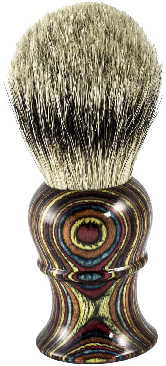 Metzger Barbering Помазок ручной работы Multicolor Wood с кистью из ворса барсука, 11,5 смSB11252 Metzger Barbering Помазок ручной работы Multicolor Wood с кистью из ворса барсука, 11,5 смSB11252Кисточки для бритья являются наиболее важной частью бритья. Компания Metzger Barbering предлагает гарантированную гладкость и полный охват при помощи кисточки из барсучьего ворса ручной работы, готовой к бритью - с узлом барсучьей шерсти 24/68 мм и большим выбор цвета.