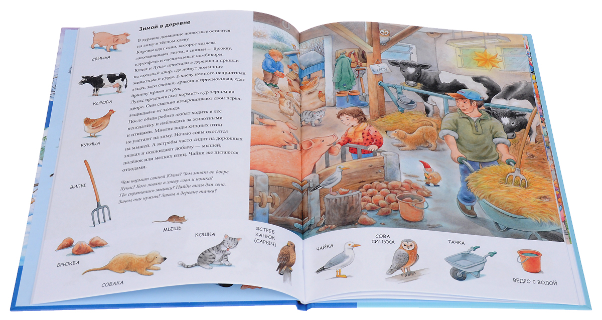 энциклопедии про зиму для детей. находилки-развивалки. зима. зима находилки развивалки. 2+.