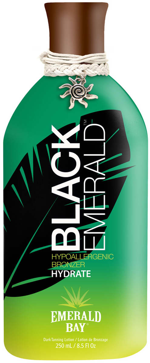 Emerald Bay Крем для загара в солярии Black Emerald, 250 млEB0022 Emerald Bay Крем для загара в солярии Black Emerald, 250 млEB0022Гипоаллергенный лосьон для загара в солярии для всех типов кожи. Активные компоненты:карамельные бронзаторы ДГА нектар агавы масло подсолнуха Описание: Данный продукт гипоаллергенный, поэтому подходит для всех типов кожи. Благодаря смеси карамельных бронзаторов и ДГА загар проявляется мгновенно. А масло подсолнуха и нектар агавы увлажняют и смягчают кожу, придавая Вашему загару темный, экзотический оттенок.