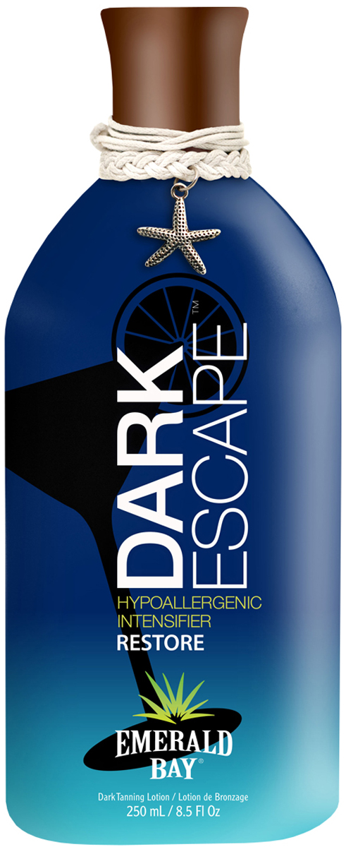 Emerald Bay Крем для загара в солярии Dark Escape, 250 млEB0023 Emerald Bay Крем для загара в солярии Dark Escape, 250 млEB0023Гипоаллергенный ускоритель загара без парабенов с фруктовым ароматом.Активные компоненты: нектар агавы масло подсолнуха кокосовое масло экстракт мяты Vitatan complex Описание: Данный продукт гипоаллергенный, поэтому подходит для всех типов кожи. Нектар агавы и масло подсолнуха питают и смягчают кожу. Кокосовое масло увлажняет кожу, а содержащаяся в нем лауриновая кислота оказывает антисептическое действие. В состав входит также экстракт мяты, который имеет высокую антиоксидантную активность и нейтрализует свободные радикалы. Vitatone complex обогащает кожу витаминами и полезными минералами, а также способствует получению ровного и красивого загара.