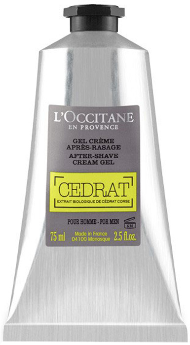 LOccitane Крем-гель после бритья Cedrat 75 мл329962 LOccitane Крем-гель после бритья Cedrat 75 мл329962Этот крем-гель с лёгкой кремообразной текстурой мгновенно впитывается, не оставляя жирной пленки. Он эффективно увлажняет и успокаивает кожу, делая её мягкой и придавая лёгкий бодрящий аромат цедрата.