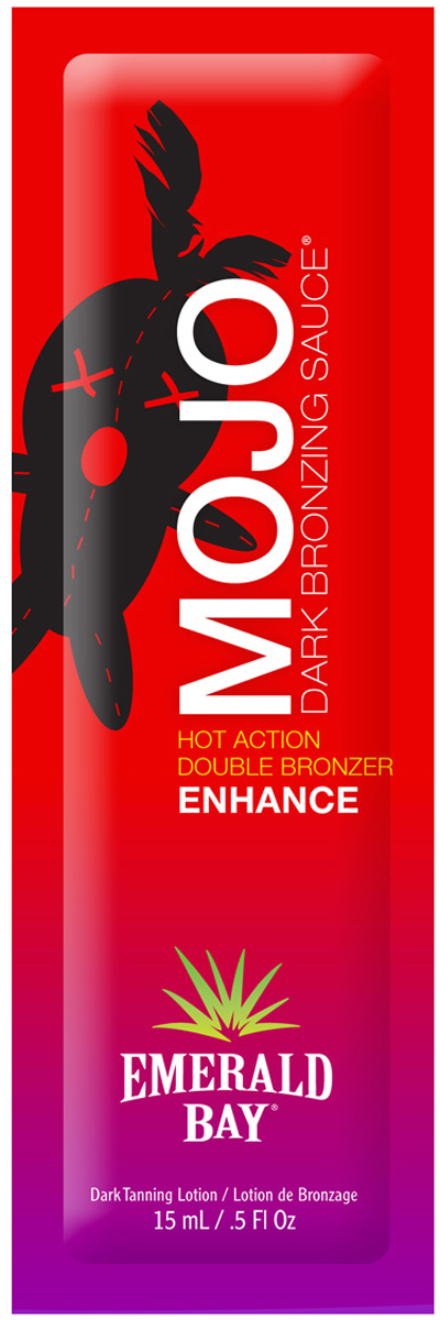 Emerald Bay Крем для загара в солярии Mojo Dark Bronzing Sauce, 15 млEB1008 Emerald Bay Крем для загара в солярии Mojo Dark Bronzing Sauce, 15 млEB1008Лосьон для загара в солярии с двойным бронзатором и тинглом 7-го уровня для людей со смуглой и загорелой кожей.Активные компоненты:нектар агавыкуркуматропический тингл 7-го уровняэкстракт сандалового деревадвойной бронзаторсок листьев алоэ вераОписание:Двойное содержание бронзаторов способствуют получению насыщенного коричневого загара. Tropical Heat (тропический зной) - состав, который провоцирует темно-красный румянец и обладает сильным разогревающим действием. Сандаловое масло успокаивает и увлажняет кожу. Нектар агавы сохраняет глубокий и темный оттенок.Предупреждение:Не использовать людям с чувствительной кожей. Не наносить на лицо. В течение некоторого времени после сеанса загара на коже могут быть покраснения.
