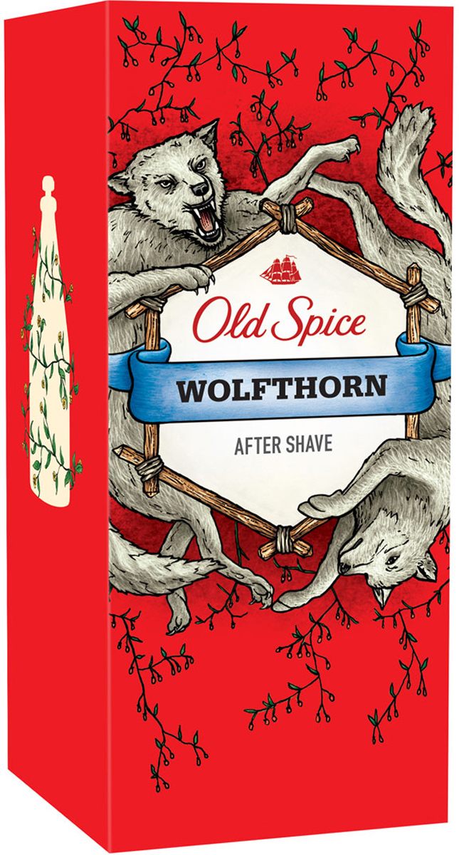 Old Spice Лосьон после бритья Wolfthorn,100млOS-81390876 Old Spice Лосьон после бритья Wolfthorn,100млOS-81390876Лосьон после бритья Old Spice Wolfthorn с бодрящим ароматом пробуждает чувства и наполняет ваш день ощущением свежести. Великолепный аромат предназначен только для настоящих мужчин. Пробуди в себе хищника!Old Spice Wolfthorn – это аромат звериного желания и колючей шерсти. Если запах колючей шерсти – это не то, что ты ищешь в аромате, то как насчет этого: Wolfthorn – это аромат нежных поцелуев бабочек и таинственного леденящего взгляда, от которого даже по спинам эскимосов бегут мурашки.- Внимание! Когда ты умываешься лосьоном после бритья Old Spice ты можешь внезапно пробудить воспоминания о катании на водных лыжах на голубых океанских волнах за минуту до того, как соберёшься выпить коктейль на яхте рядом с прекрасной девушкой, любуясь закатом.Характеристики:Объем: 100 мл. Производитель: Германия. Товар сертифицирован.