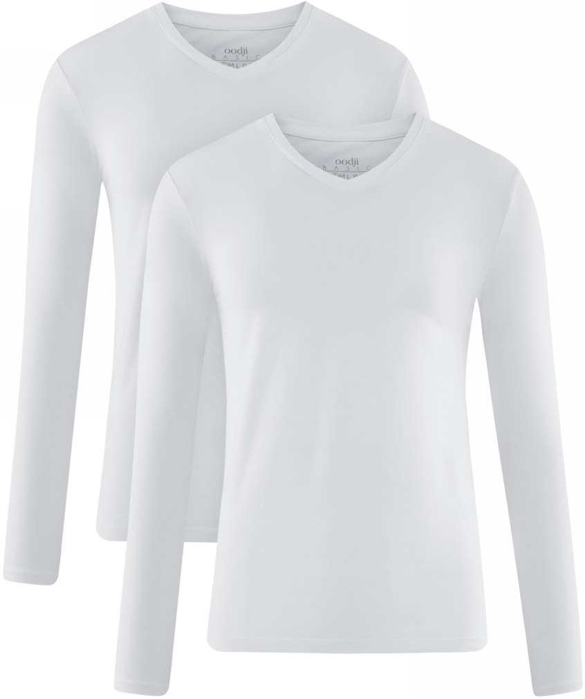Лонгслив мужской oodji Basic, цвет: белый, 2 шт. 5B511002T2/46737N/1000N. Размер S (46/48)5B511002T2/46737N/1000N Лонгслив мужской oodji Basic, цвет: белый, 2 шт. 5B511002T2/46737N/1000N. Размер S (46/48)5B511002T2/46737N/1000NМужской лонгслив от oodji выполнен из эластичного хлопка. Модель с длинными рукавами и V- образным вырезом горловины.В комплект входят два лонгслива.