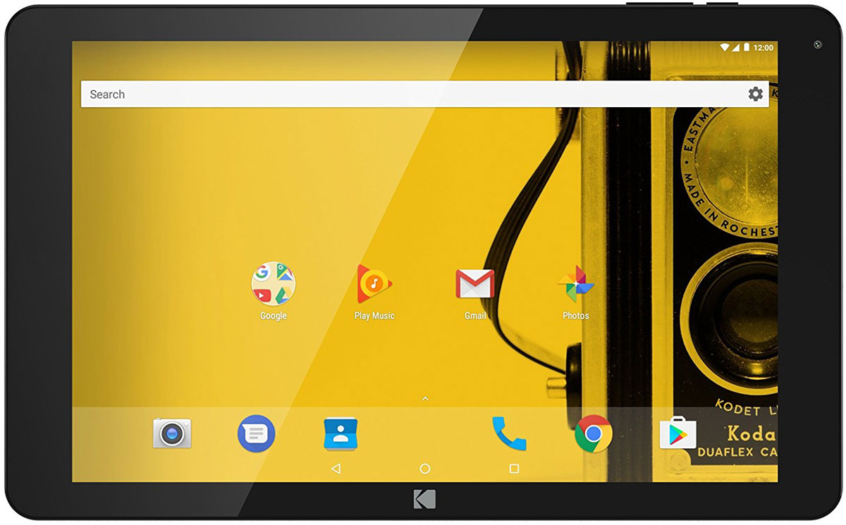 Kodak Tablet 10 (32GB), YellowAC101TR Kodak Tablet 10 (32GB), YellowAC101TRС помощью Kodak Tablet 10 получите максимум от Android - со связью 3G, мощным 4-ядерным процессором, экраном 10,1 дюймов. Планшет идеально подходит для приложений, интернета и мультимедиа. Снимайте и фотографируйте с помощью мощной задней камеры и наслаждайтесь воспоминаниями.Наличие передних и задних камер делает Kodak Tablet 10 отличным решением не только для видеозвонков, но и для фиксирования моментов, которые нельзя пропустить и забыть. Планшет включает в себя 32 Гб внутренней флэш-памяти, расширяемый через слот microSD (поддерживаются карты microSD до 64 ГБ). Этого хватит для хранения всех ваших фотографий.Оснащенный 4-ядерным процессором, Kodak Tablet 10 сочетает в себе отличную производительность и расширенные функции для увеличения времени работы от батареи. Планшет работает быстро!Оставайтесь на связи везде! Kodak Tablet 10 с помощью технологийBluetooth, WiFi и 3G обеспечит вам доступ к нужной информации. Делитесь новостями, смотрите потоковое видео или обновляйте профили в социальных сетях - это легко и просто.Благодаря возможностям настройки Android Nougat 7.0, вы можете сделать планшет идеальным спутником: выберите, как выглядит экран, как будут приходить уведомления. Высокая безопасность и длительное время работы от батареи, а также обычные функции позволяют вам максимально использовать ANDROID, включая полный доступ к магазину Google Play.Планшет сертифицирован EAC и имеет русифицированный интерфейс, меню и Руководство пользователя.