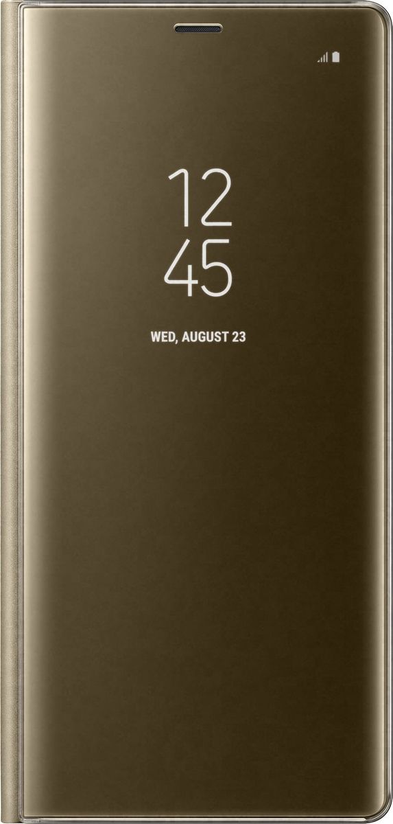 Samsung Clear View Standing Cover Great чехол-книжка для Galaxy Note 8, Gold