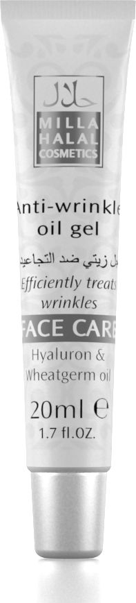 Milla Halal Cosmetics Масло-гель против морщин Face Care, 20 мл10802 Milla Halal Cosmetics Масло-гель против морщин Face Care, 20 мл10802Специальный антивозрастной продукт для разглаживания возрастных и мимических неровностей и складок кожи лица. Гиалуроновые кислоты образуют тончайшую защитную пленку, усиливая естественную защиту кожи; поддерживают в клетках гидробаланс, не нарушая газообмен в тканях; устраняют сухость и шелушение эпидермиса; ускоряют процесс лечения прыщей и угревой сыпи; возвращают коже эластичность и упругость. Масло зародышей пшеницы улучшает процесс обмена веществ в клетках, уменьшает насыщенность цвета пигментных пятен, помогает облегчить доступ кислорода в кожные покровы, замедляет процессы старения на клеточном уровне.