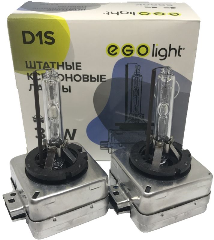 Лампа автомобильная ксеноновая Egolight, для фар, цоколь D1S, 5000 К, 35 Вт, 2 шт1600000110021 Лампа автомобильная ксеноновая Egolight, для фар, цоколь D1S, 5000 К, 35 Вт, 2 шт1600000110021Автолампа ксеноновая Egolight предназначена для установки в головной свет автомобиля с родным цоколем D2S. Лампа автомобильная подходит для ближнего и дальнего освещения. Мощность: 35 Вт. Тип цоколя: D1S. Свет: дневной.