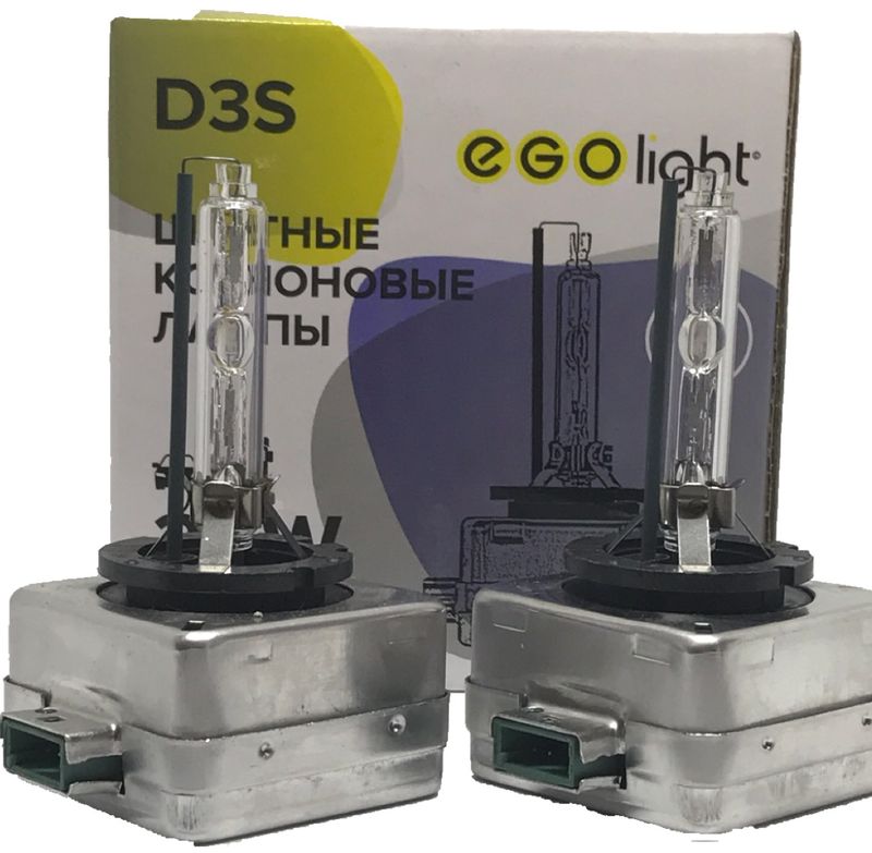 Лампа автомобильная ксеноновая Egolight, для фар, цоколь D3S, 5000 К, 35 Вт, 2 шт1600000110663 Лампа автомобильная ксеноновая Egolight, для фар, цоколь D3S, 5000 К, 35 Вт, 2 шт1600000110663Автолампа ксеноновая Egolight предназначена для установки в головной свет автомобиля с родным цоколем D3S. Лампа автомобильная подходит для ближнего и дальнего освещения. Мощность: 35 Вт. Тип цоколя: D3S.