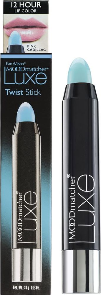 Moodmatcher Помада-стик 12 часов стойкости Twist Stick Light Blue, тон голубой, 2,9 г01606000 Moodmatcher Помада-стик 12 часов стойкости Twist Stick Light Blue, тон голубой, 2,9 г01606000Твое настроение в твоих руках! Подумай о прекрасном и нарисуй на губах настоящую розовую мечту - яркую, соблазнительную, волнующую и прекрасную. В помощь тебе представляем супер-новинку - помаду-стик, способную мгновенно поднять настроение и создать красивый макияж губ. Разноцветная в упаковке, помада при нанесении превращается в розовую. В том розовом оттенке, который подходит именно тебе! Ты спросишь, как работает магия? Все дело в особенной формуле помады, которая содержит в себе колорант Red 207. При нанесении, он вступает в реакцию с поверхностными тканями, мгновенно окрашивая их в натуральный розовой цвет, интенсивность которого зависит от индивидуального оттенка губ. С помадой-стиком макияж становится игрой, а ты ее победительницей! Ведь на губах у тебя остается супер устойчивое покрытие - до 12 часов! За этот период времени нежная кожа губ получает необходимые питание и уход, а также красивый и естественный для тебя оттенок.