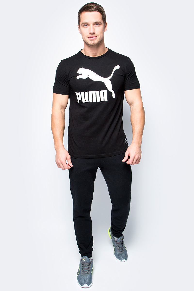 Футболка мужская Puma Archive Logo Tee, цвет: черный. 572392_01. Размер L (48/50)572392_01 Футболка мужская Puma Archive Logo Tee, цвет: черный. 572392_01. Размер L (48/50)572392_01Футболка Archive Logo Tee изготовлена из 100% хлопка. Модель имеет стандартную посадку, круглый вырез горловины и стандартные короткие рукава. Такая футболка классического полуприлегающего покроя отлично подходит для повседневного ношения. Изделие украшено большим логотипом PUMA на груди.