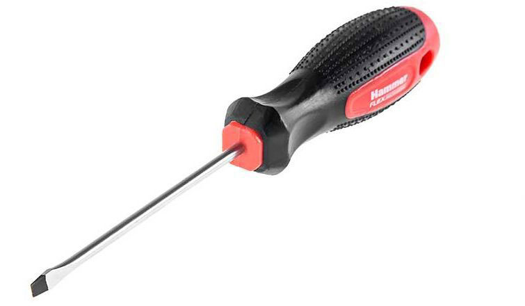 Отвертка шлицевая Hammer Flex 601-018, CRV, SL 3 x 75 мм400796 Отвертка шлицевая Hammer Flex 601-018, CRV, SL 3 x 75 мм400796Отвертка шлицевая Hammer Flex 601-018 SL 3x75мм CRV