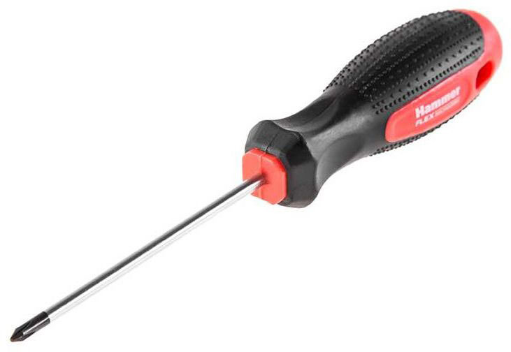 Отвертка крестовая Hammer Flex 601-021, CRV, PH 0 x 75 мм400799 Отвертка крестовая Hammer Flex 601-021, CRV, PH 0 x 75 мм400799Отвертка крестовая Hammer Flex 601-021 PH 0x75мм CRV